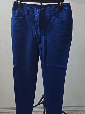 Anne Klein Royal Blue Skinny Pants